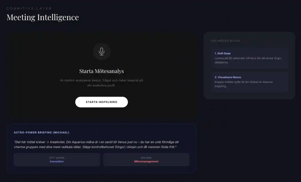 ai prototyp mötesanteckningar och dokumentation